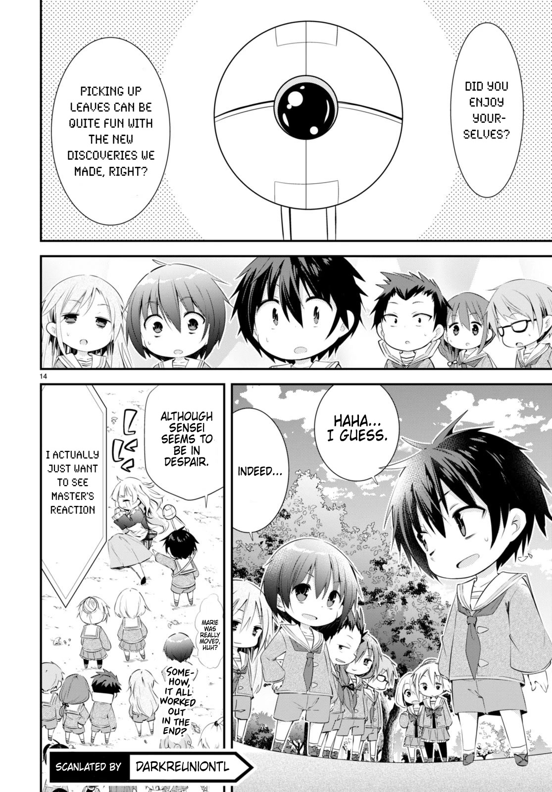 The World of Otome Games Kindergarten is Tough for Mobs Chapter 10 page 14 - Chapter 10: Leaf Picking Full of Dreams