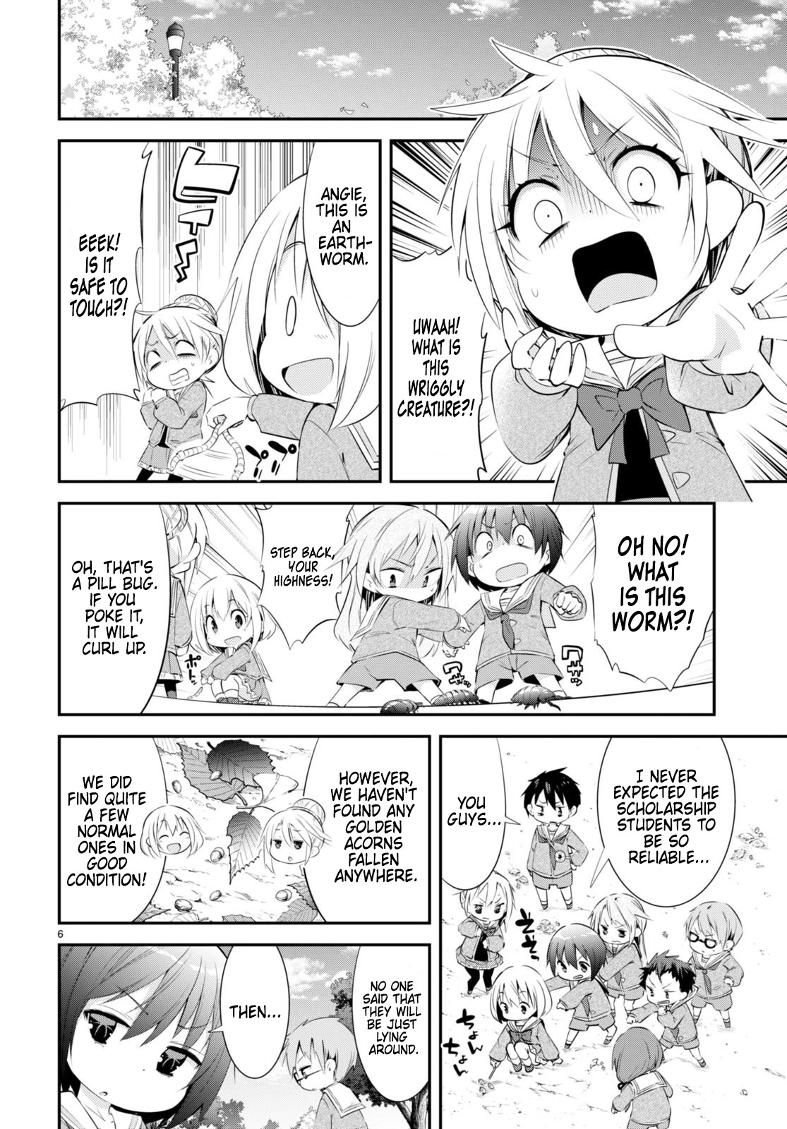 The World of Otome Games Kindergarten is Tough for Mobs Chapter 10 page 6 - Chapter 10: Leaf Picking Full of Dreams