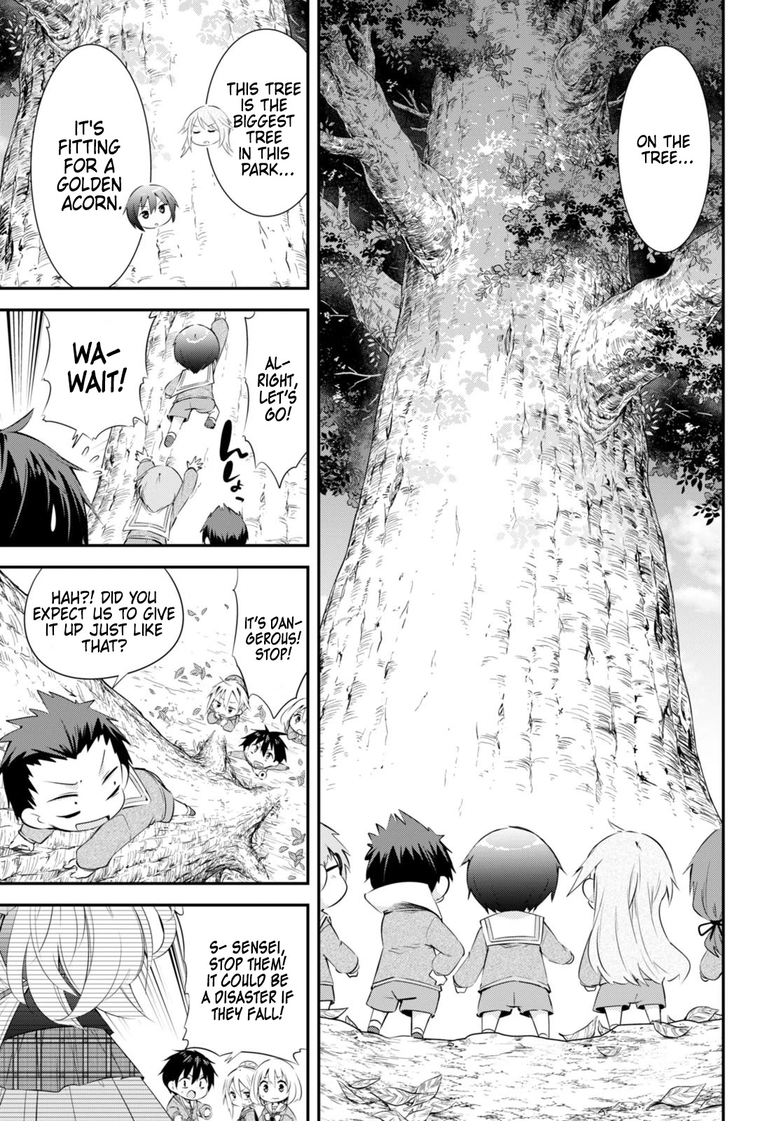 The World of Otome Games Kindergarten is Tough for Mobs Chapter 10 page 7 - Chapter 10: Leaf Picking Full of Dreams