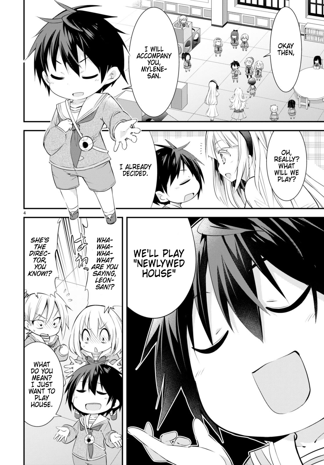 The World of Otome Games Kindergarten is Tough for Mobs Chapter 11 page 4 - Chapter 11: Even If It's Just Playing House