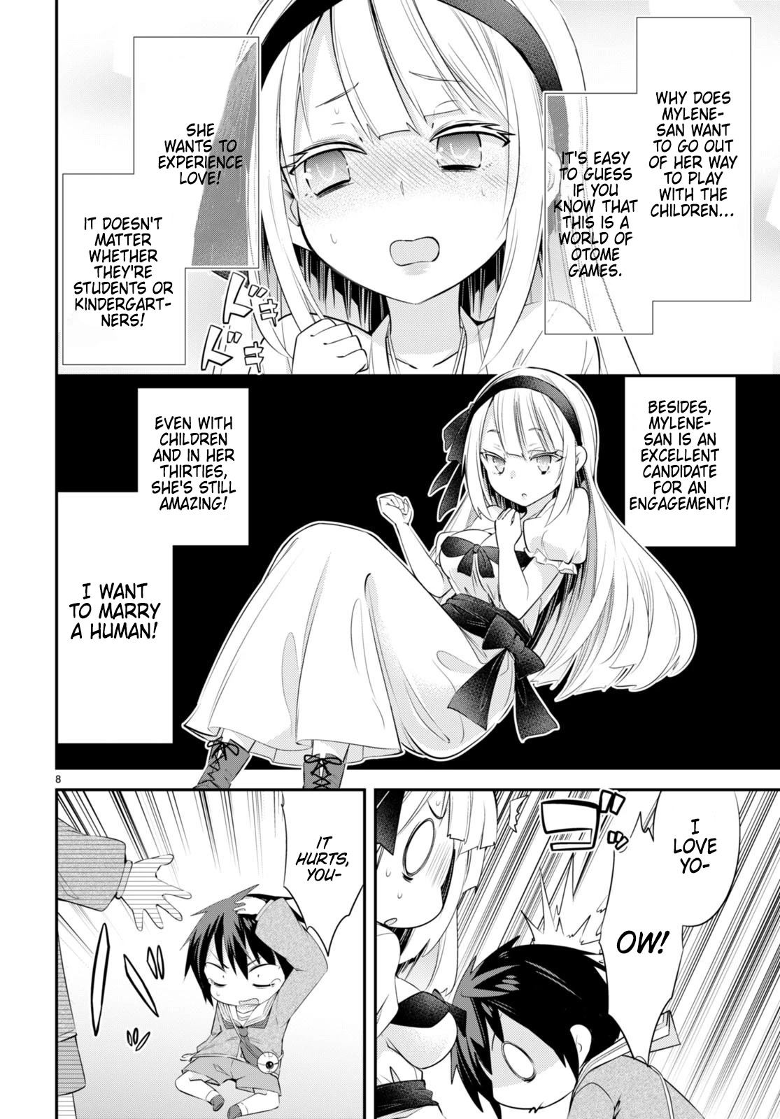 The World of Otome Games Kindergarten is Tough for Mobs Chapter 11 page 8 - Chapter 11: Even If It's Just Playing House