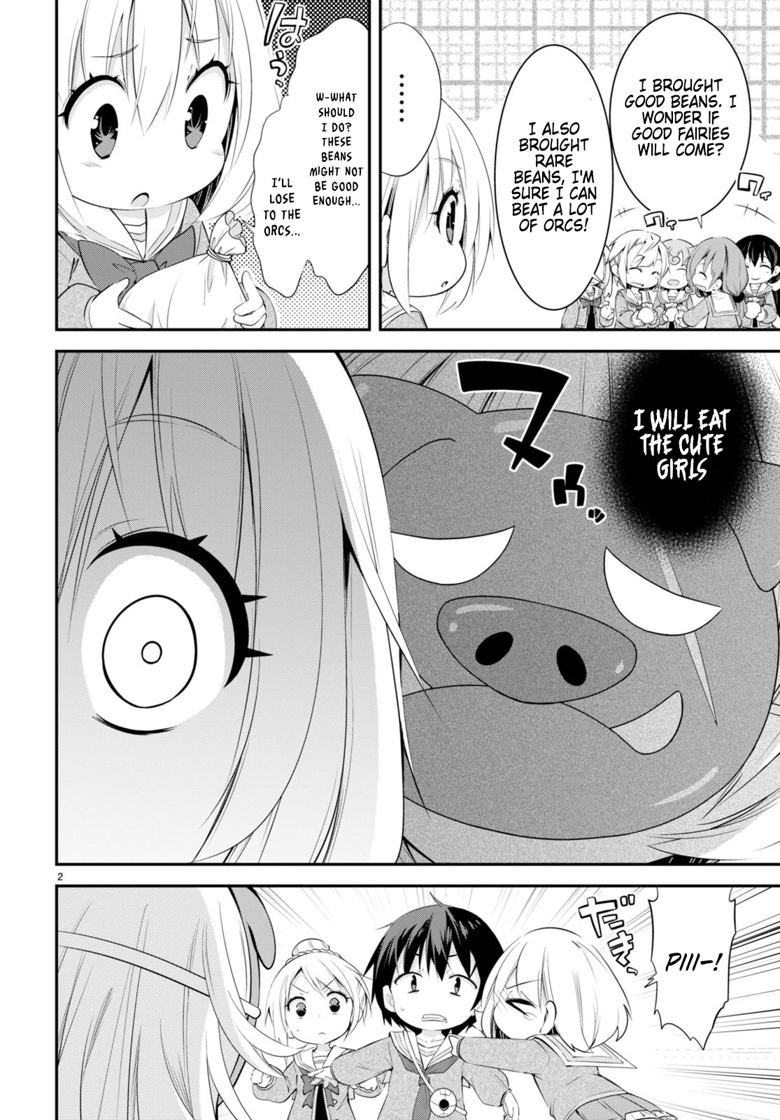 The World of Otome Games Kindergarten is Tough for Mobs Chapter 12 page 2 - Chapter 12: First Mamemaki, Orcs!