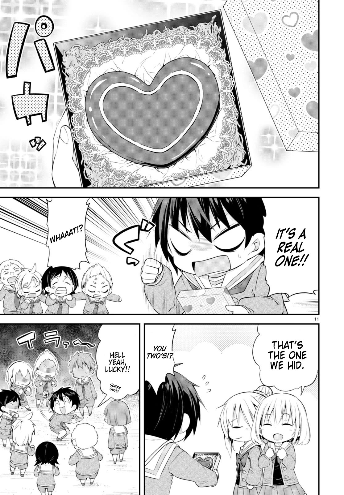 The World of Otome Games Kindergarten is Tough for Mobs Chapter 13 page 11 - Chapter 13: Battle for Chocolate Treasure