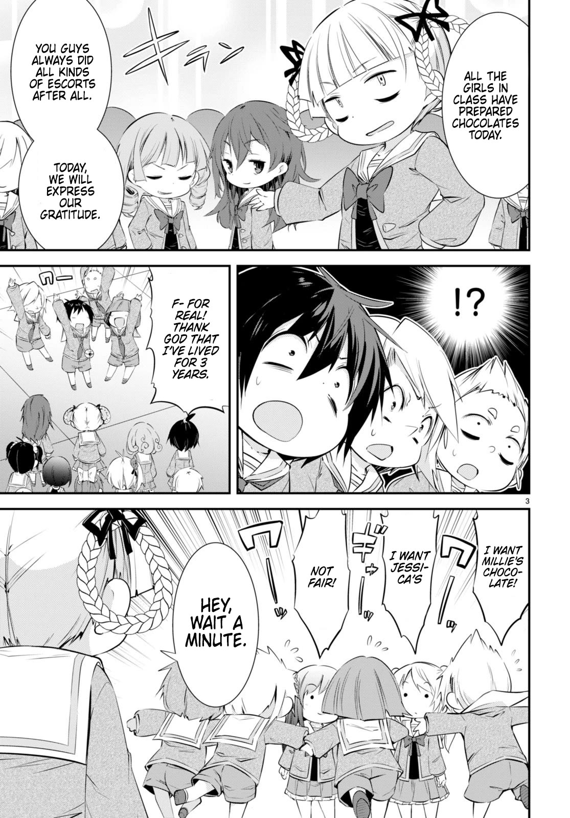 The World of Otome Games Kindergarten is Tough for Mobs Chapter 13 page 3 - Chapter 13: Battle for Chocolate Treasure