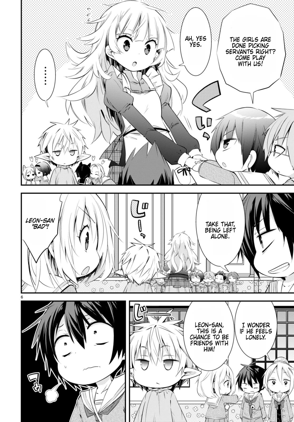 The World of Otome Games Kindergarten is Tough for Mobs Chapter 15 page 6 - Chapter 15: For the Girls only! Gathering of servants