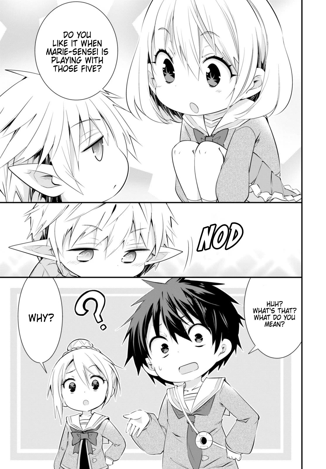 The World of Otome Games Kindergarten is Tough for Mobs Chapter 15 page 9 - Chapter 15: For the Girls only! Gathering of servants
