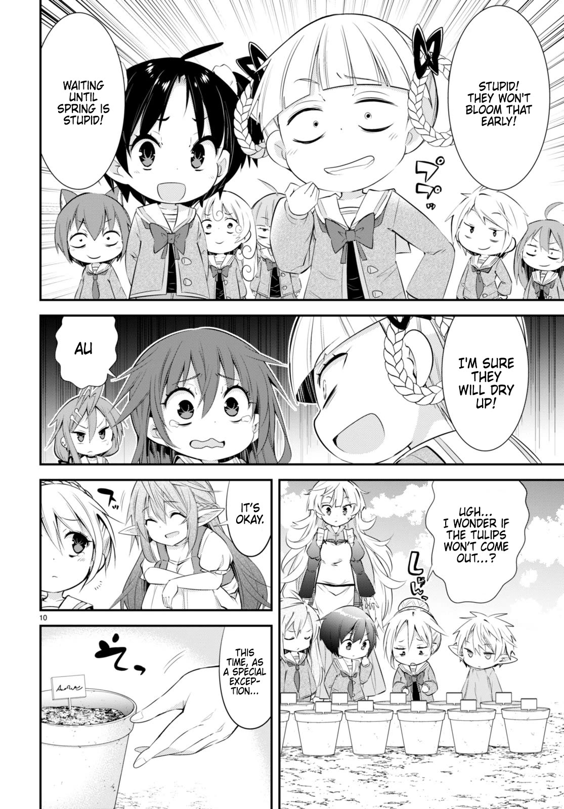 The World of Otome Games Kindergarten is Tough for Mobs Chapter 16 page 10 - Chapter 16: Make it Bloom! Tulips in everyone’s heart!