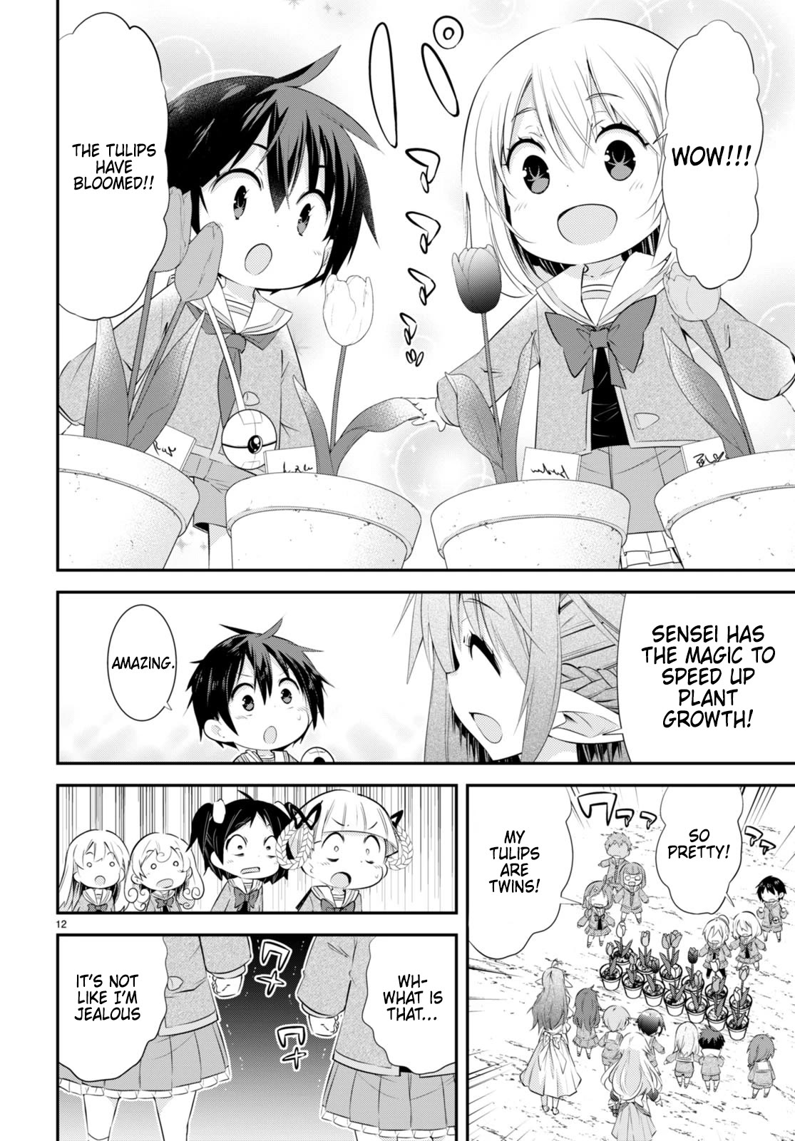 The World of Otome Games Kindergarten is Tough for Mobs Chapter 16 page 12 - Chapter 16: Make it Bloom! Tulips in everyone’s heart!