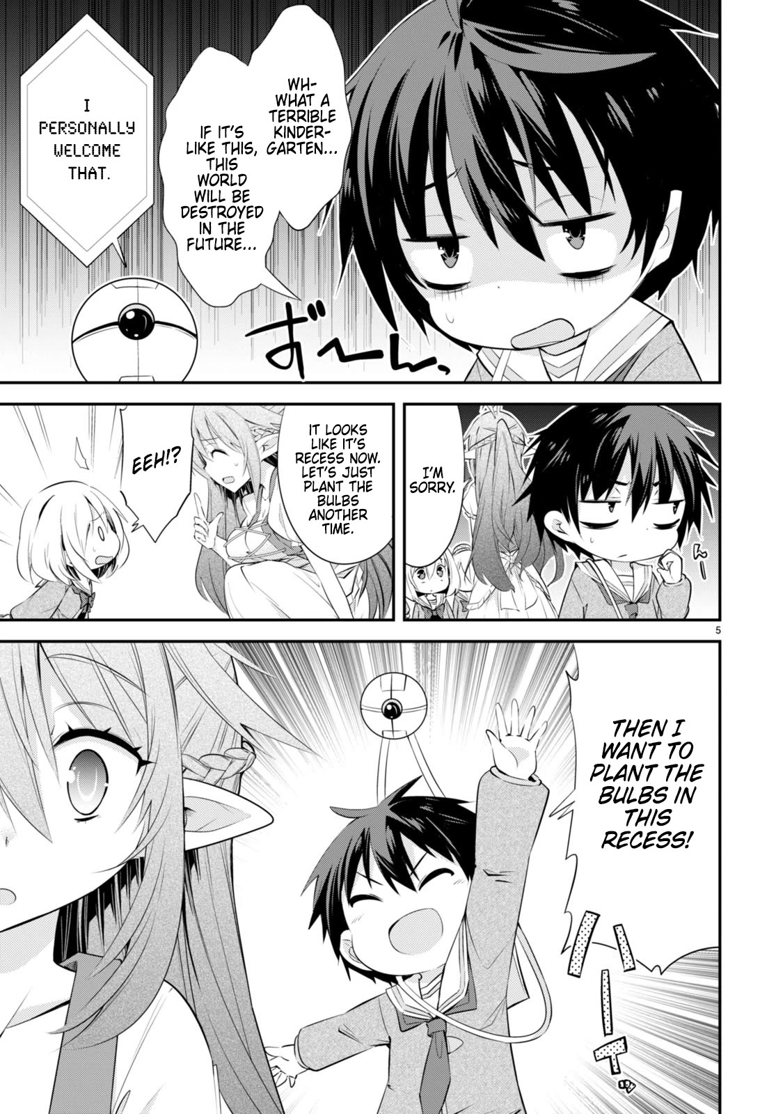 The World of Otome Games Kindergarten is Tough for Mobs Chapter 16 page 5 - Chapter 16: Make it Bloom! Tulips in everyone’s heart!