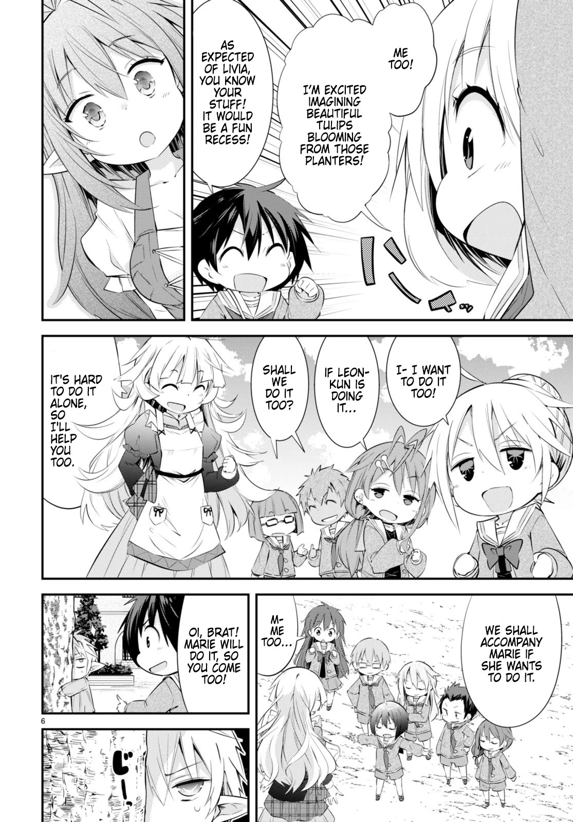 The World of Otome Games Kindergarten is Tough for Mobs Chapter 16 page 6 - Chapter 16: Make it Bloom! Tulips in everyone’s heart!
