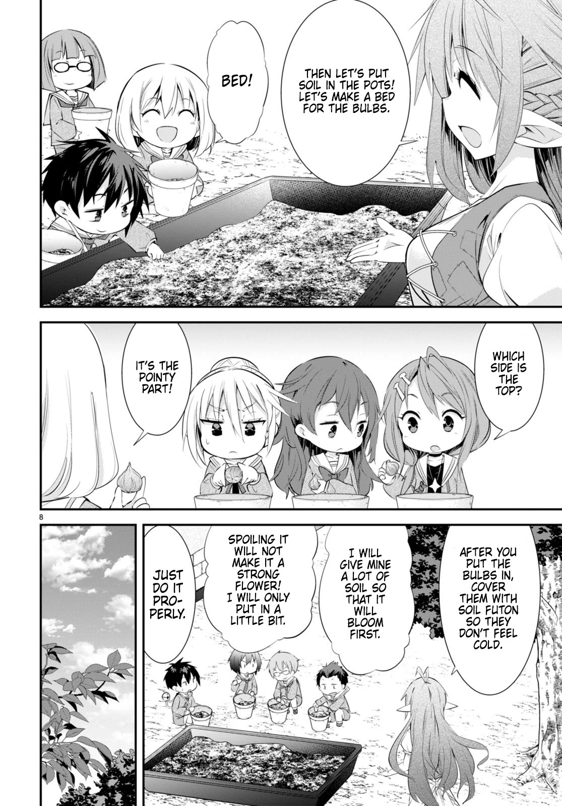 The World of Otome Games Kindergarten is Tough for Mobs Chapter 16 page 8 - Chapter 16: Make it Bloom! Tulips in everyone’s heart!