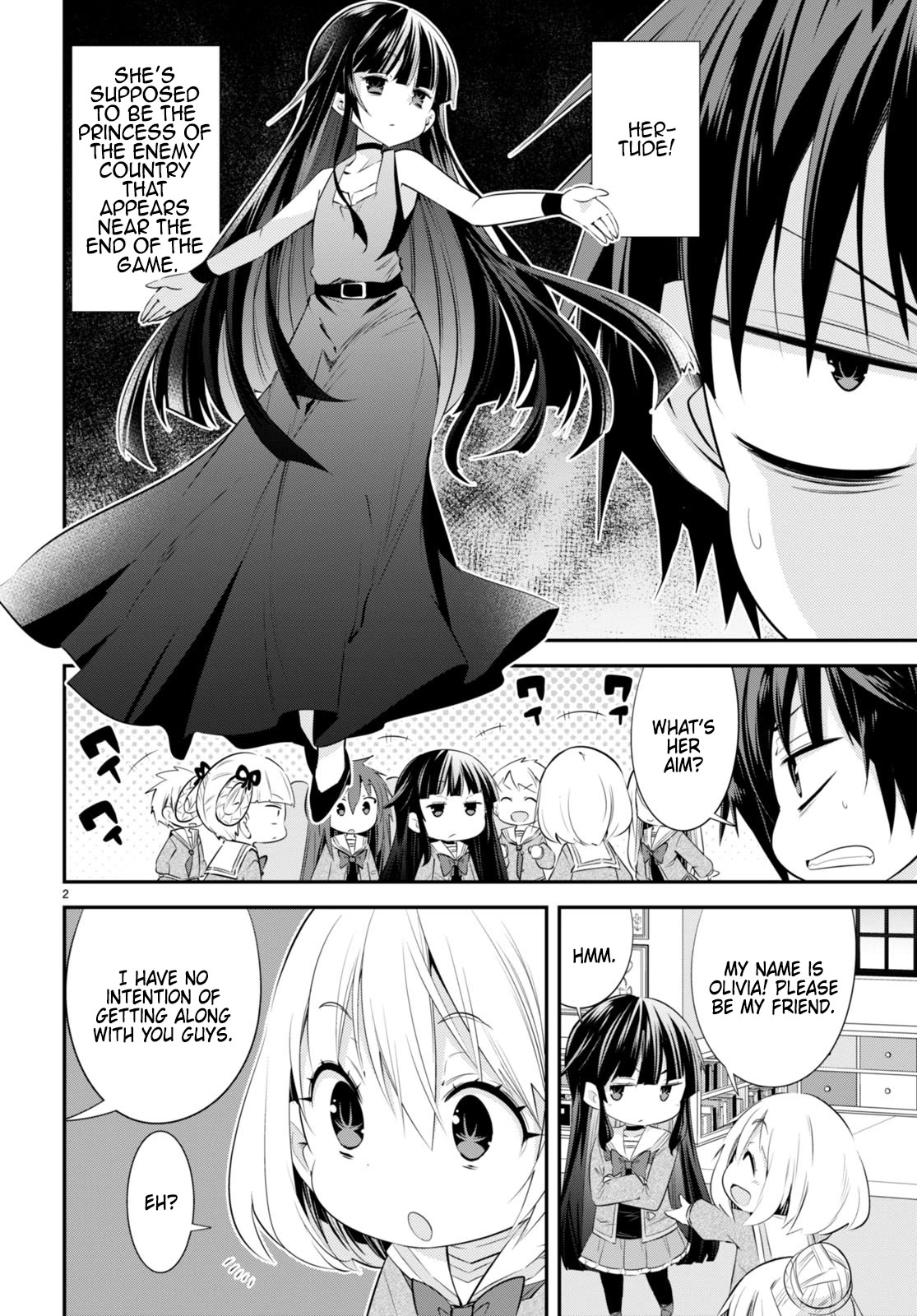 The World of Otome Games Kindergarten is Tough for Mobs Chapter 17 page 2 - Chapter 17: Declaration of war! The transfer student is the evil princess?