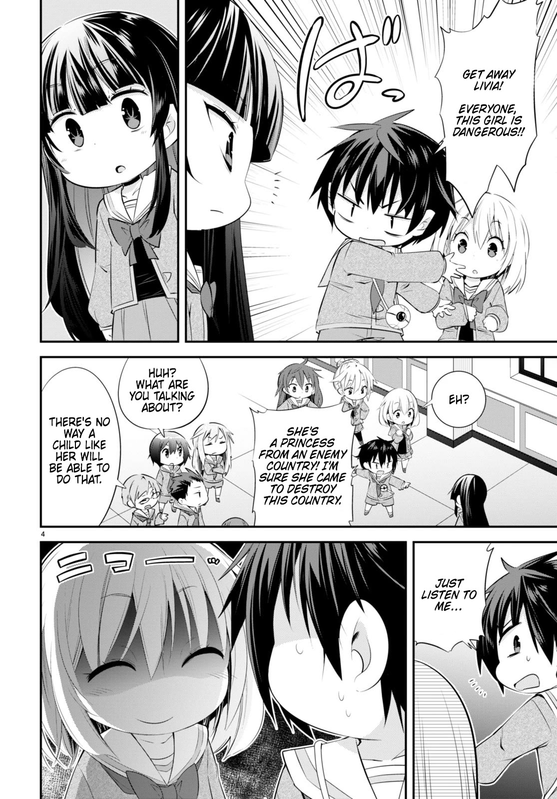 The World of Otome Games Kindergarten is Tough for Mobs Chapter 17 page 4 - Chapter 17: Declaration of war! The transfer student is the evil princess?