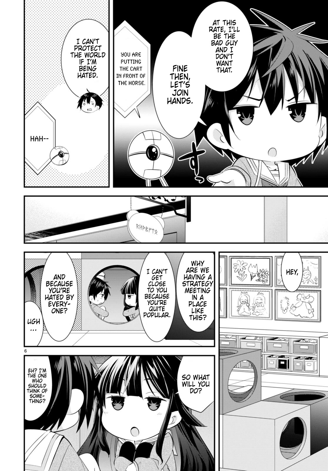 The World of Otome Games Kindergarten is Tough for Mobs Chapter 17 page 6 - Chapter 17: Declaration of war! The transfer student is the evil princess?