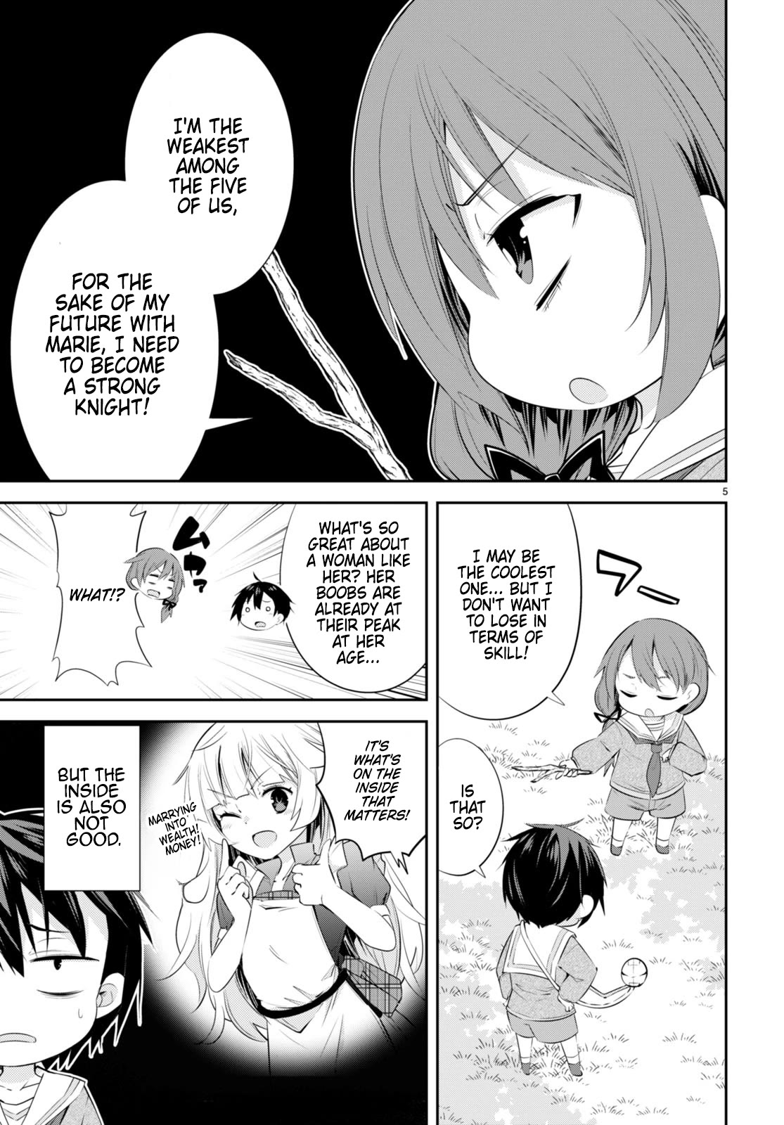 The World of Otome Games Kindergarten is Tough for Mobs Chapter 19 page 5 - Chapter 19: Getting Along With Everyone