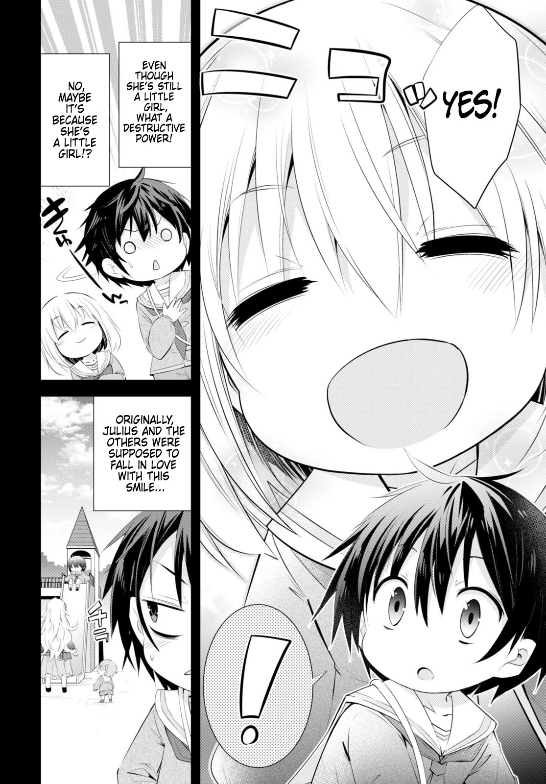 The World of Otome Games Kindergarten is Tough for Mobs Chapter 2 page 6 - Chapter 2: Saint of the Sandbox