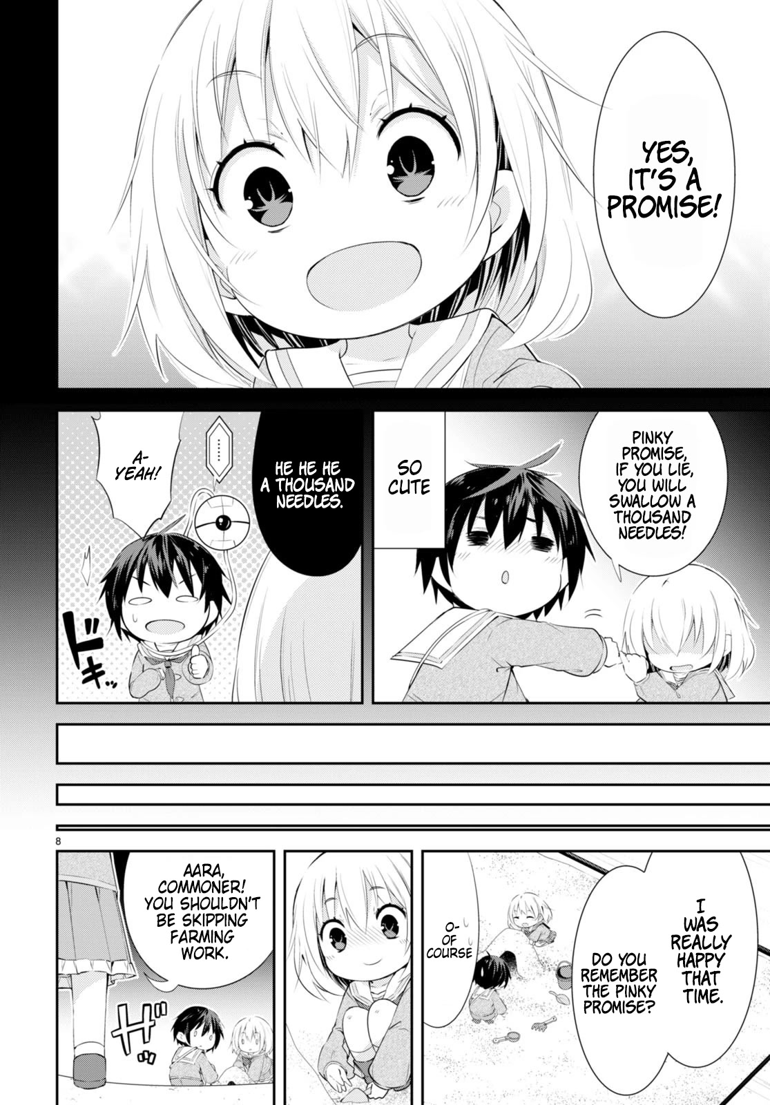 The World of Otome Games Kindergarten is Tough for Mobs Chapter 2 page 8 - Chapter 2: Saint of the Sandbox