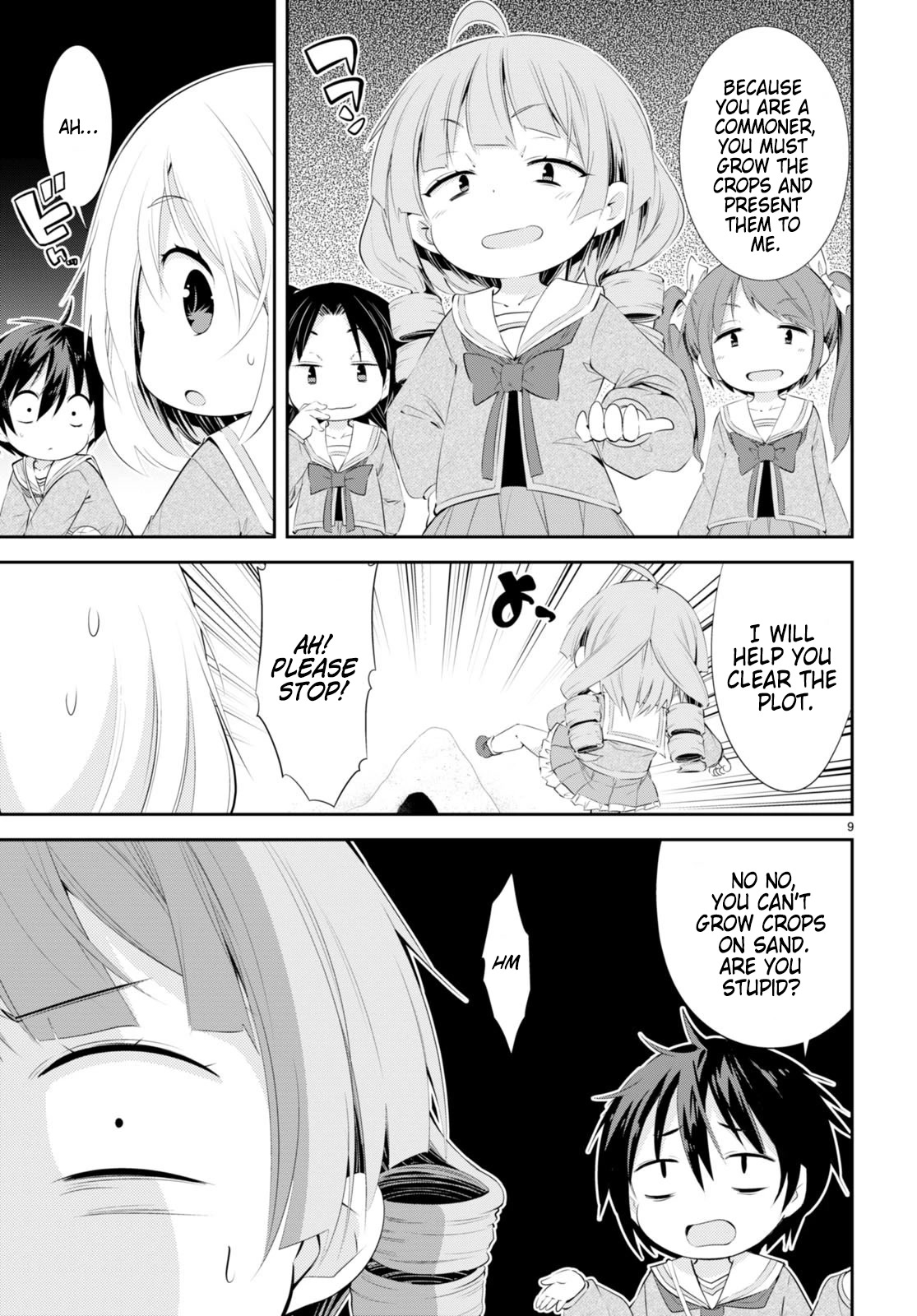 The World of Otome Games Kindergarten is Tough for Mobs Chapter 2 page 9 - Chapter 2: Saint of the Sandbox