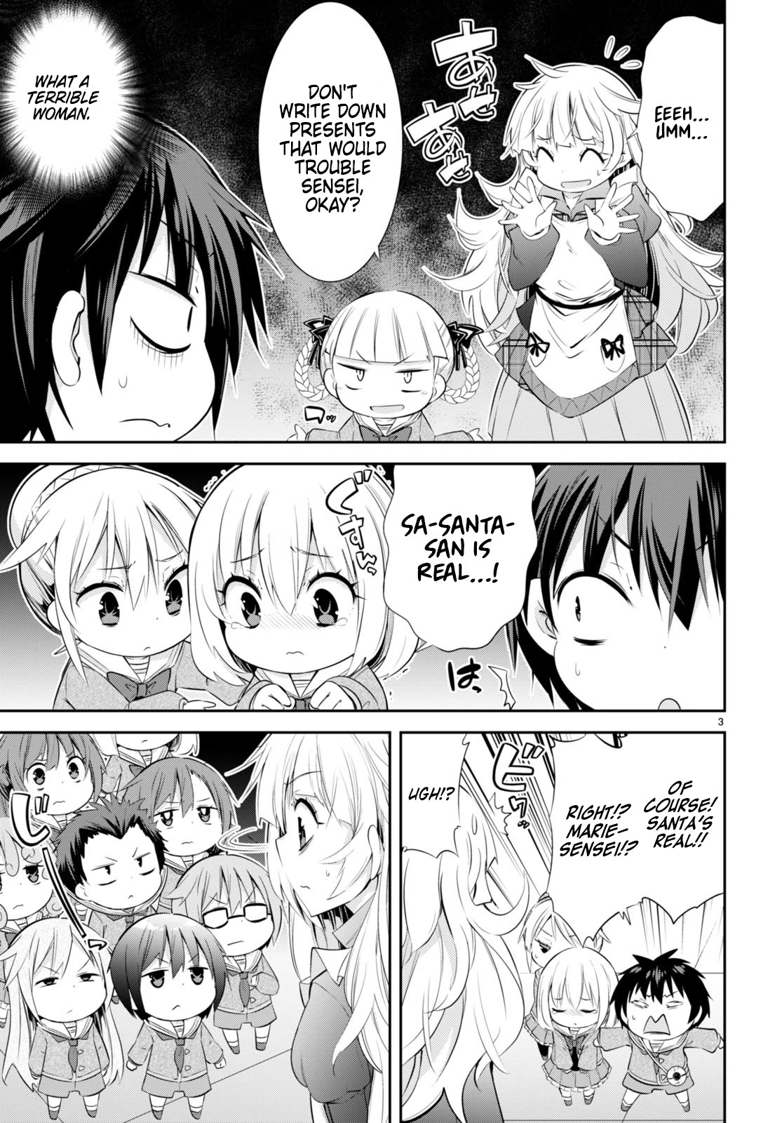 The World of Otome Games Kindergarten is Tough for Mobs Chapter 22 page 3 - Chapter 22: Santa is Real!
