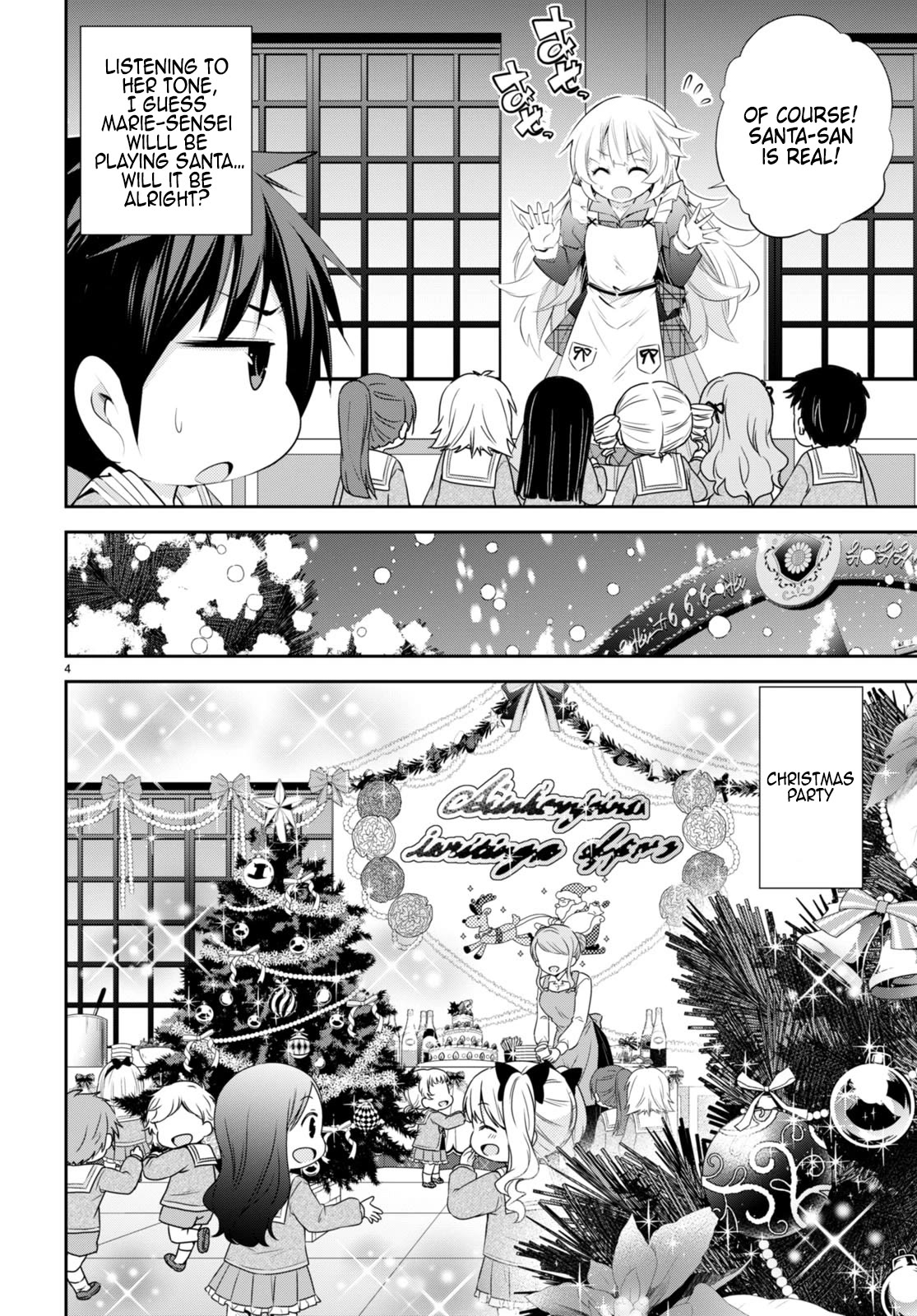 The World of Otome Games Kindergarten is Tough for Mobs Chapter 22 page 4 - Chapter 22: Santa is Real!