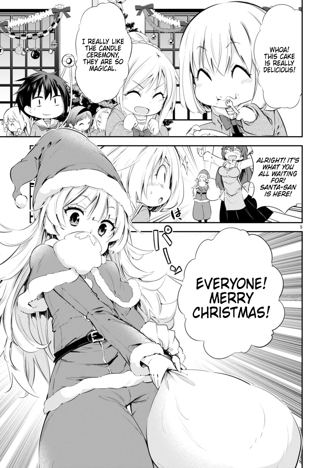 The World of Otome Games Kindergarten is Tough for Mobs Chapter 22 page 5 - Chapter 22: Santa is Real!
