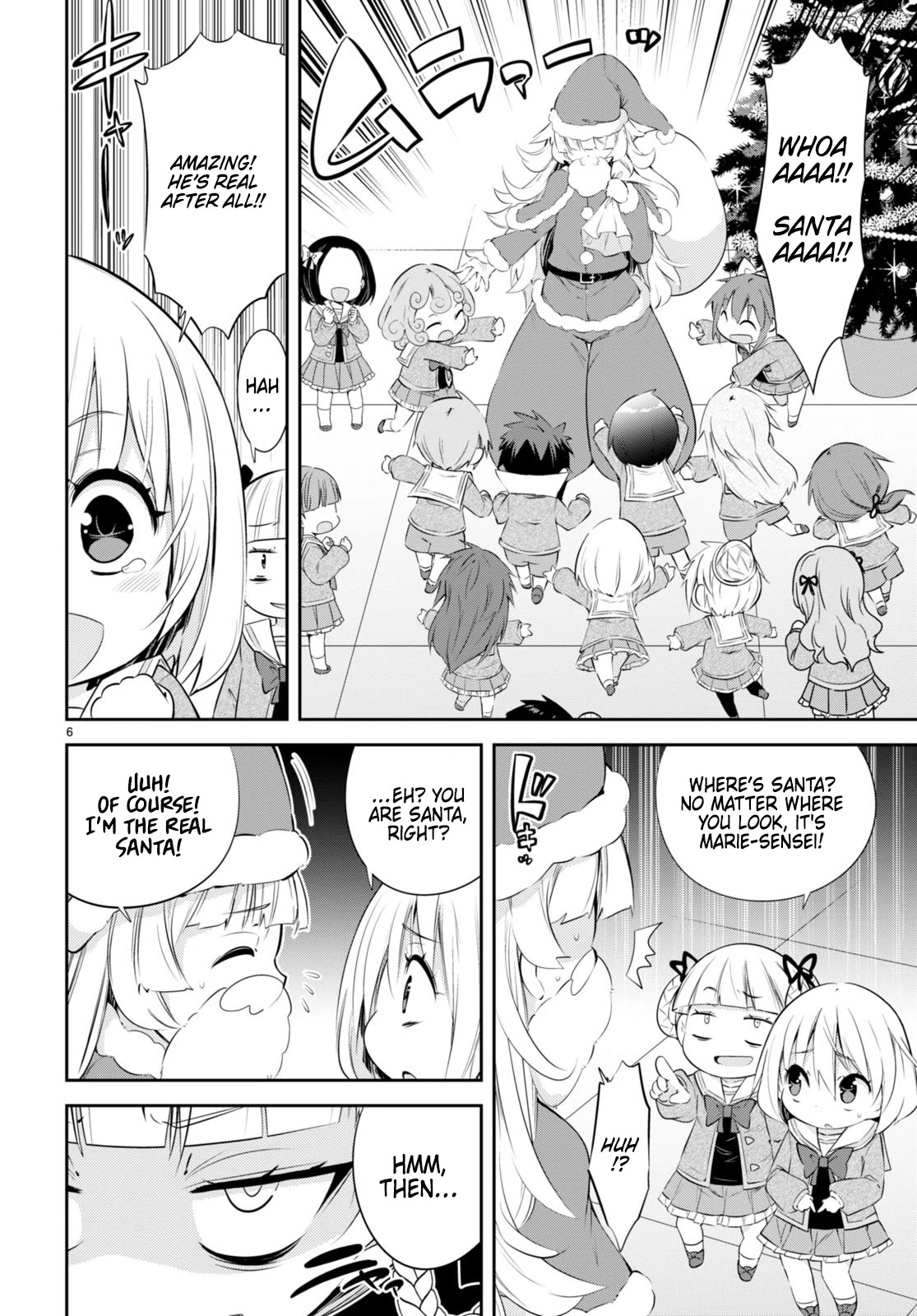 The World of Otome Games Kindergarten is Tough for Mobs Chapter 22 page 6 - Chapter 22: Santa is Real!