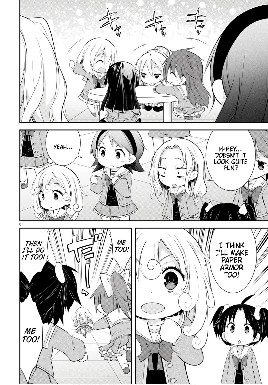 The World of Otome Games Kindergarten is Tough for Mobs Chapter 24 page 8 - Chapter 24: The World of Otome Games Kindergarten is Tough for Mobs After all (First Part)