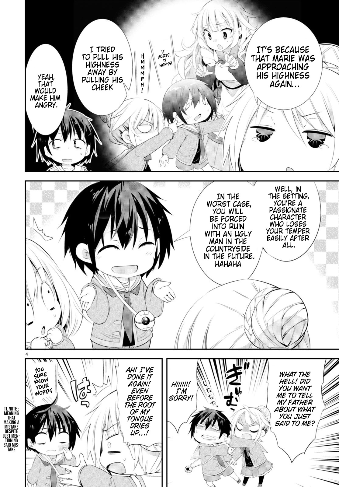 The World of Otome Games Kindergarten is Tough for Mobs Chapter 3 page 4 - Chapter 3: The Passionate Girl’s Love Concern