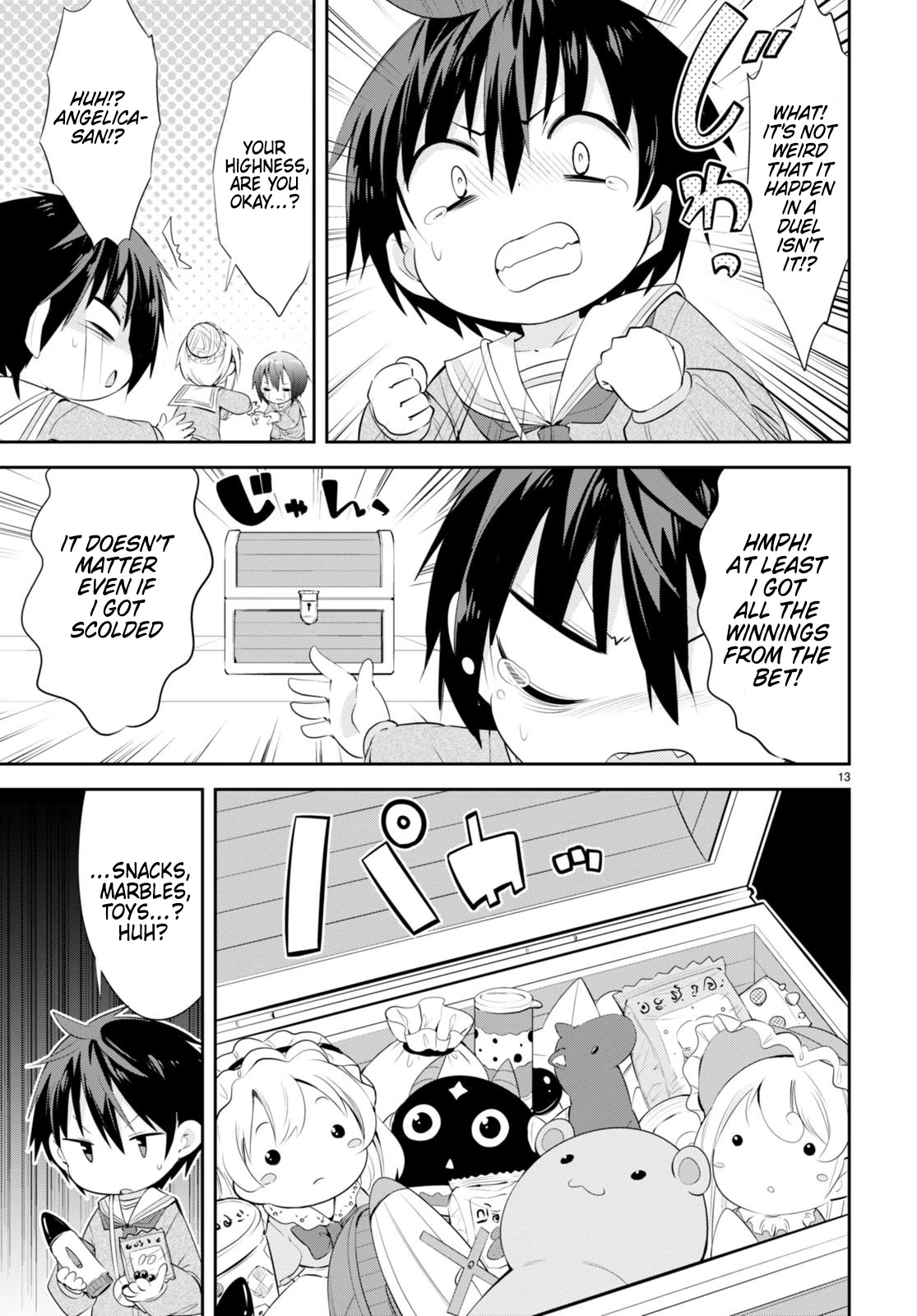 The World of Otome Games Kindergarten is Tough for Mobs Chapter 4 page 13 - Chapter 4: Duel! Paper Armor!