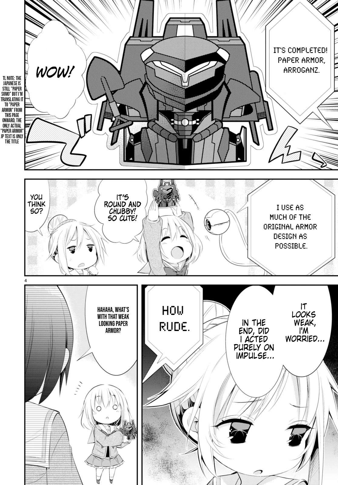 The World of Otome Games Kindergarten is Tough for Mobs Chapter 4 page 4 - Chapter 4: Duel! Paper Armor!