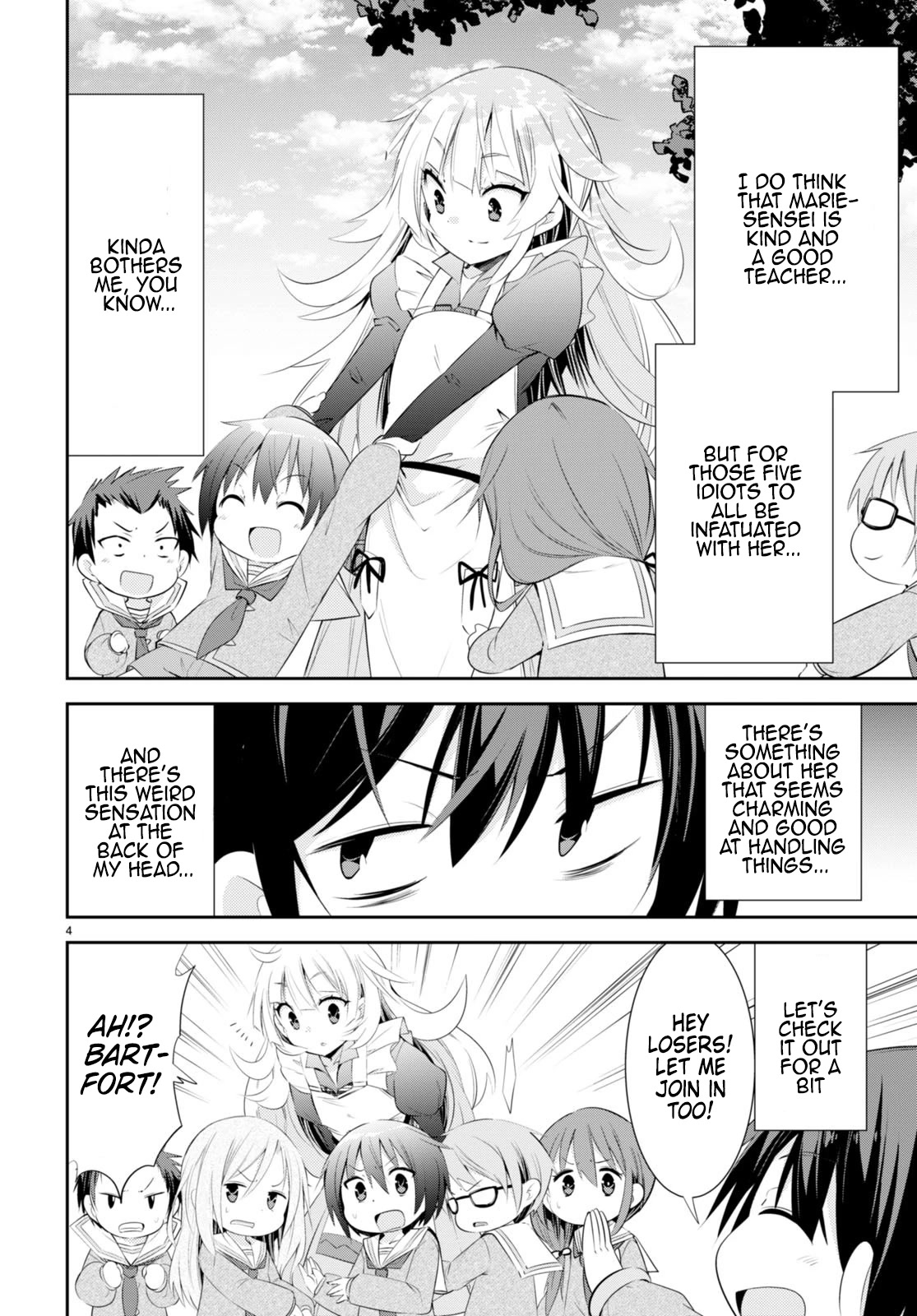 The World of Otome Games Kindergarten is Tough for Mobs Chapter 5 page 4 - Chapter 5: Marie-sensei's Secret