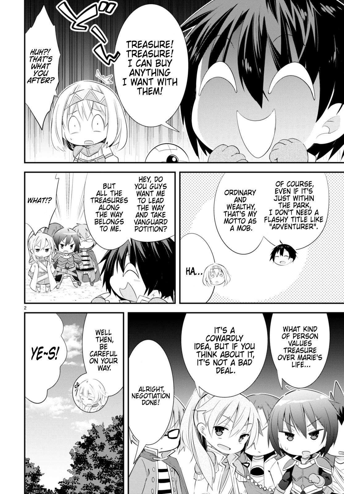 The World of Otome Games Kindergarten is Tough for Mobs Chapter 6 page 2 - Chapter 6: Practice Dungeon, Save Marie