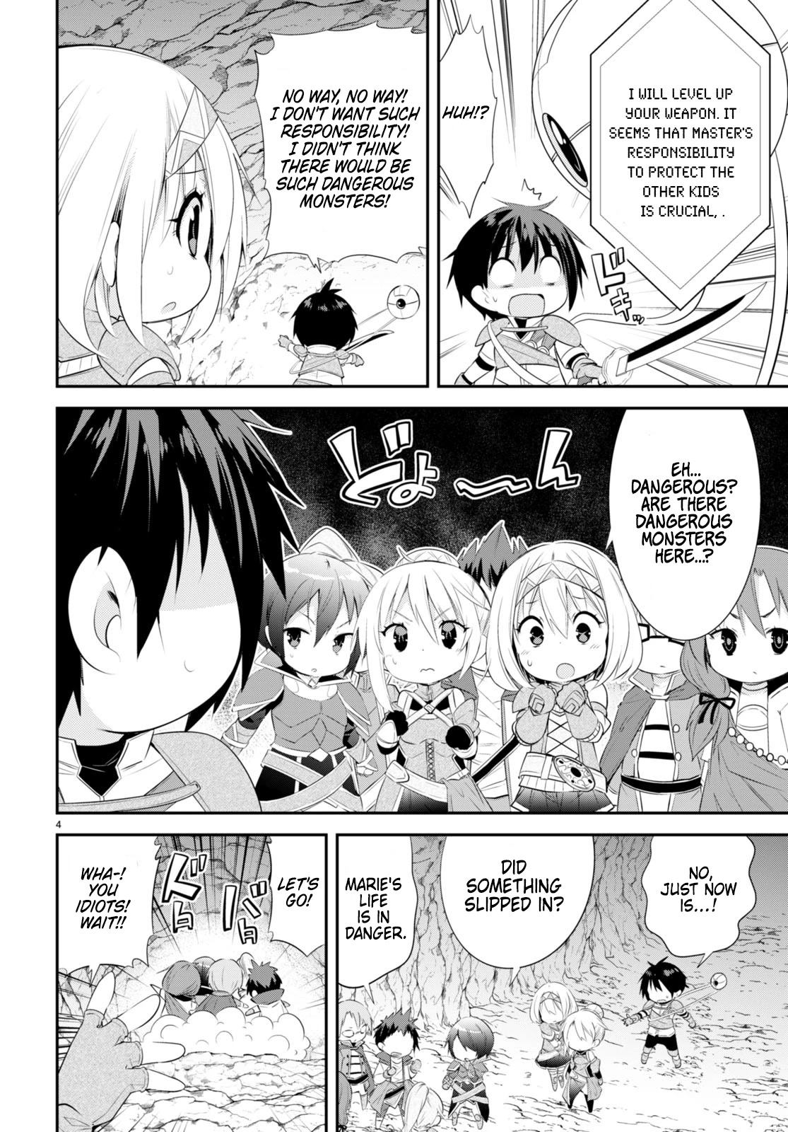 The World of Otome Games Kindergarten is Tough for Mobs Chapter 6 page 4 - Chapter 6: Practice Dungeon, Save Marie
