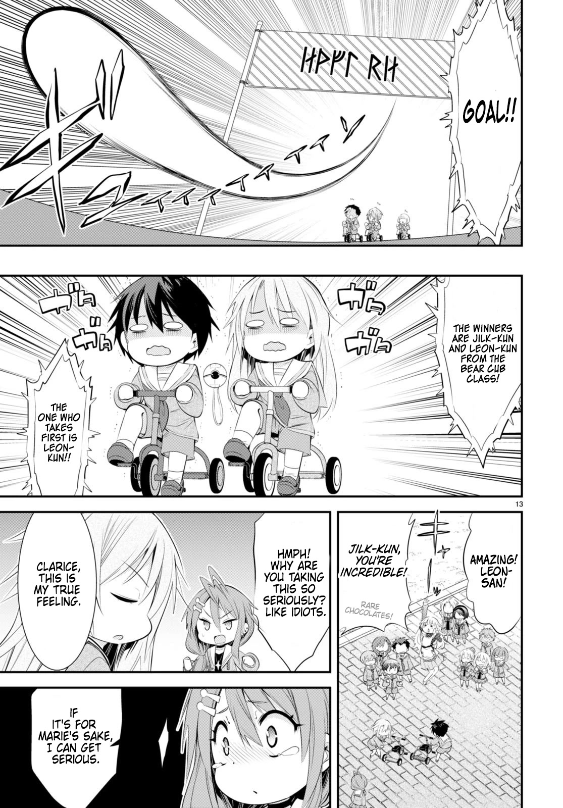 The World of Otome Games Kindergarten is Tough for Mobs Chapter 9 page 13 - Chapter 9: Intense Battle, Tricycle Race