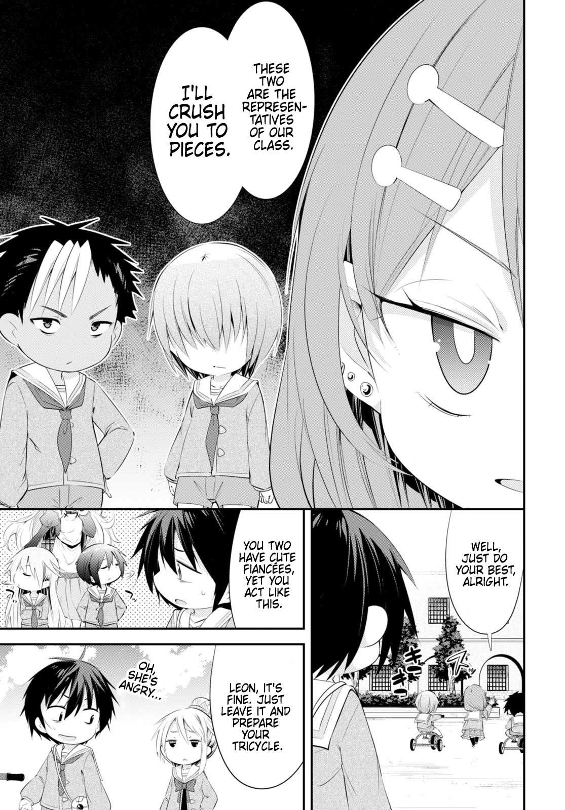 The World of Otome Games Kindergarten is Tough for Mobs Chapter 9 page 5 - Chapter 9: Intense Battle, Tricycle Race