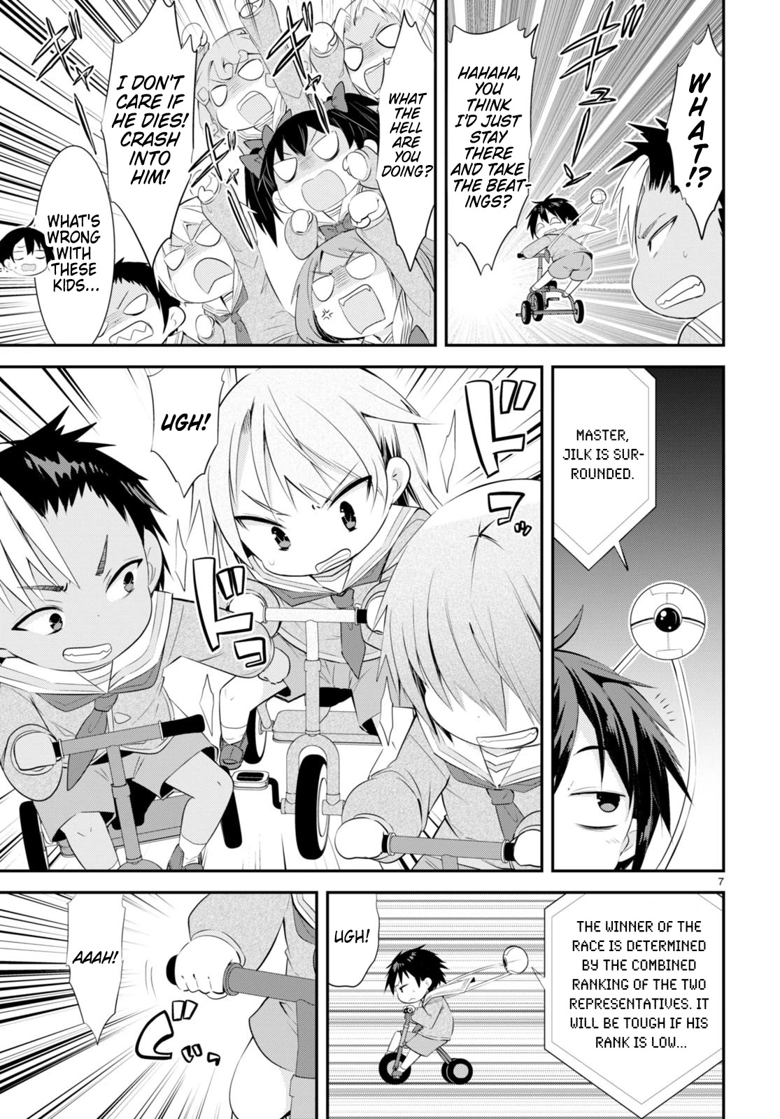 The World of Otome Games Kindergarten is Tough for Mobs Chapter 9 page 7 - Chapter 9: Intense Battle, Tricycle Race