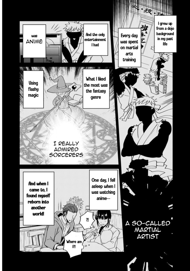 The World's Strongest Fighter Who Tried Too Hard Living A Leisure Life In A World Of Magic Chapter 1 page 4 - Chapter 1