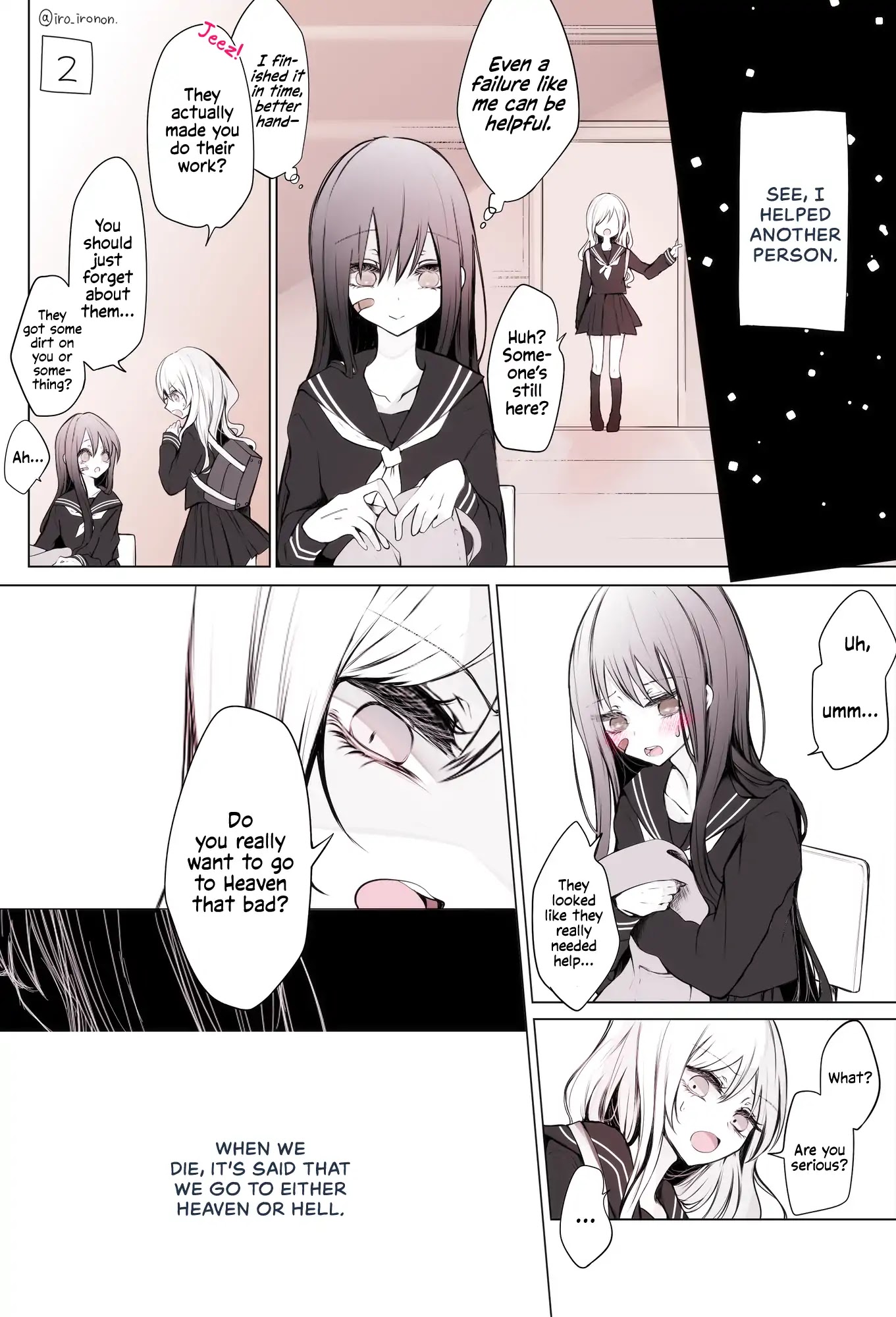 The Worthless Girl Who Wanted To Go To Heaven Chapter 0 page 2 - Chapter 0: Oneshot