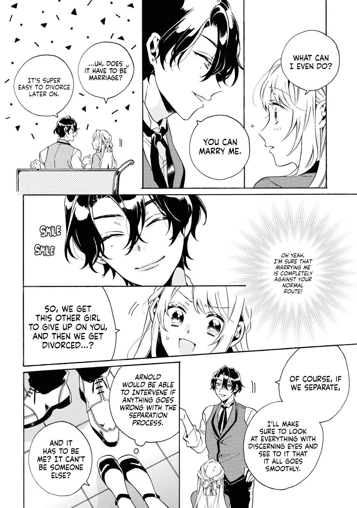 The Young Lady Can't Escape From Her Doting Husband ♡ Chapter 3 page 14 - Chapter 3: The Otome Game’s Season Will Begin, but it’s too Difficult for me who’s a Mob