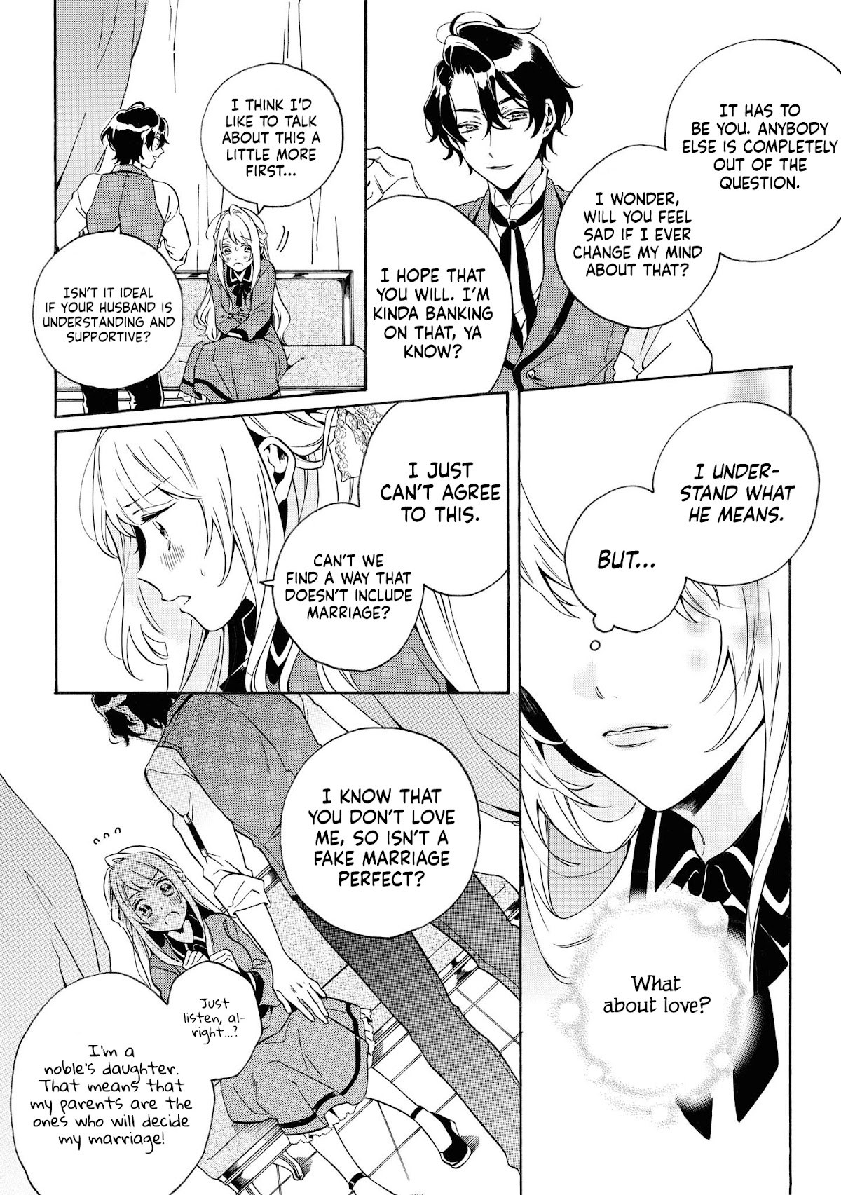 The Young Lady Can't Escape From Her Doting Husband ♡ Chapter 3 page 15 - Chapter 3: The Otome Game’s Season Will Begin, but it’s too Difficult for me who’s a Mob
