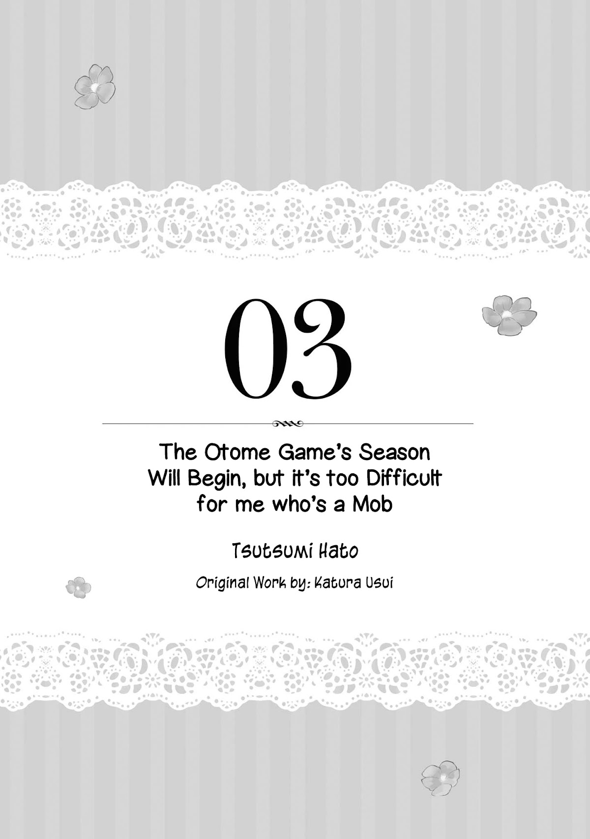 The Young Lady Can't Escape From Her Doting Husband ♡ Chapter 3 page 2 - Chapter 3: The Otome Game’s Season Will Begin, but it’s too Difficult for me who’s a Mob
