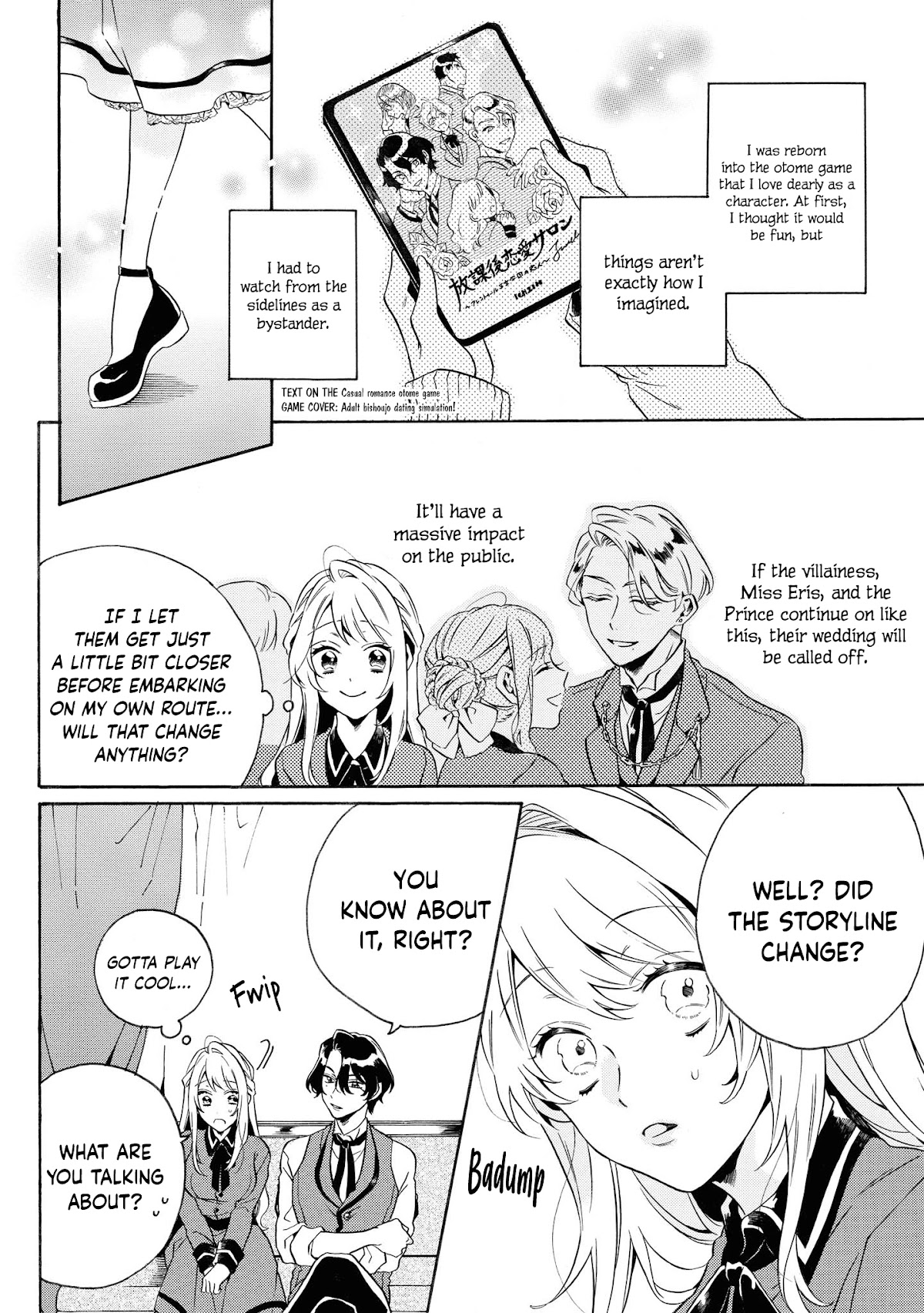 The Young Lady Can't Escape From Her Doting Husband ♡ Chapter 3 page 6 - Chapter 3: The Otome Game’s Season Will Begin, but it’s too Difficult for me who’s a Mob