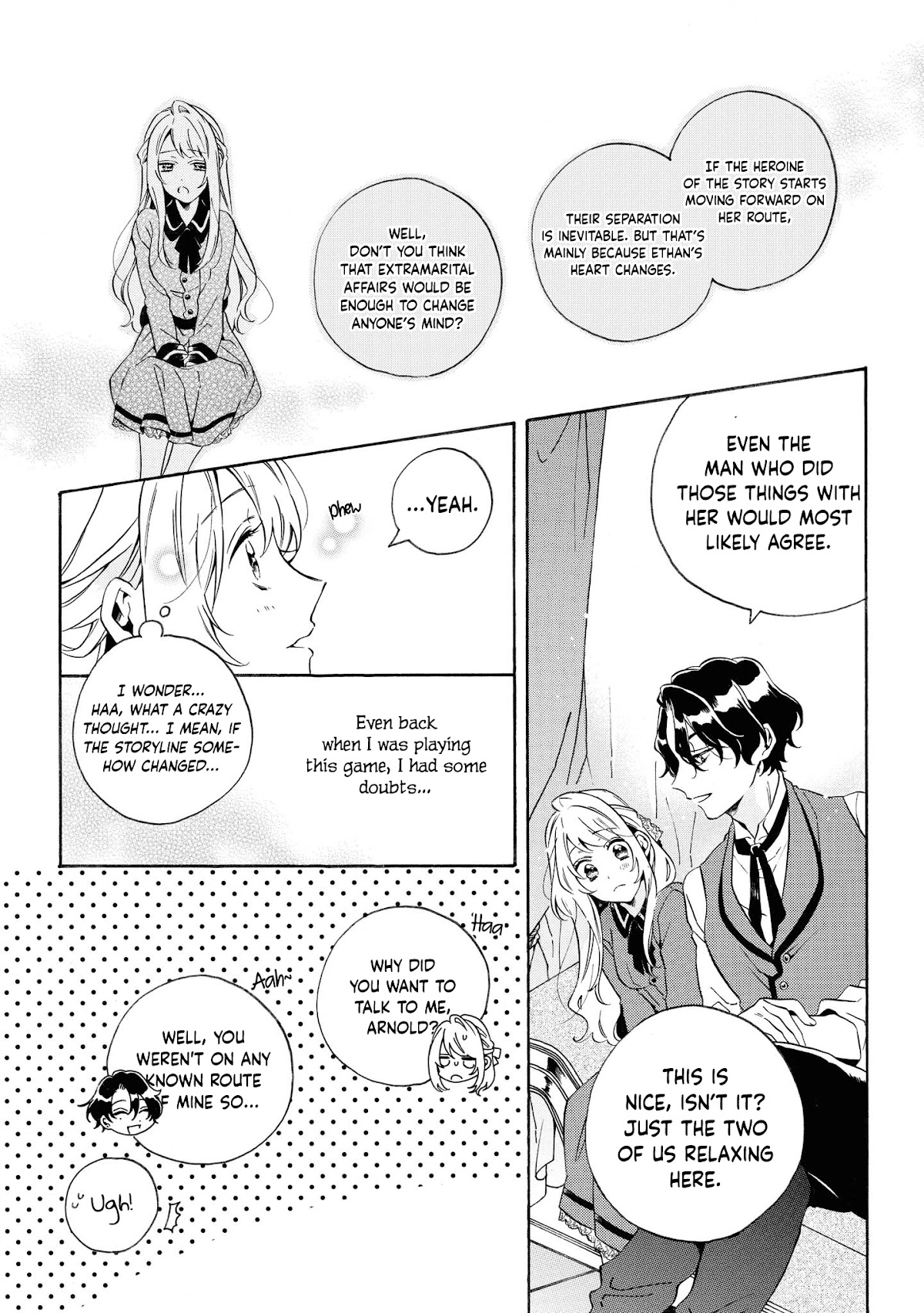 The Young Lady Can't Escape From Her Doting Husband ♡ Chapter 3 page 9 - Chapter 3: The Otome Game’s Season Will Begin, but it’s too Difficult for me who’s a Mob