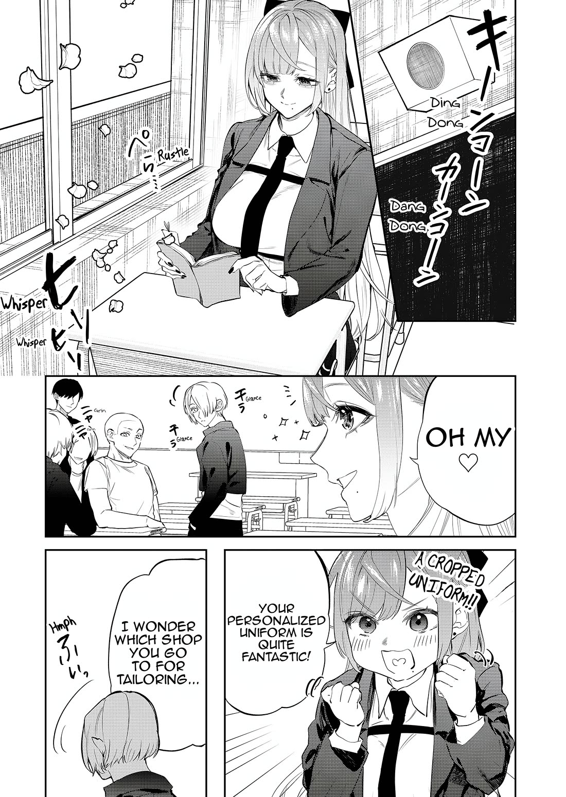 The Young Lady in a Delinquent High School Chapter 1 page 14 - Chapter 1: A graceful transfer student