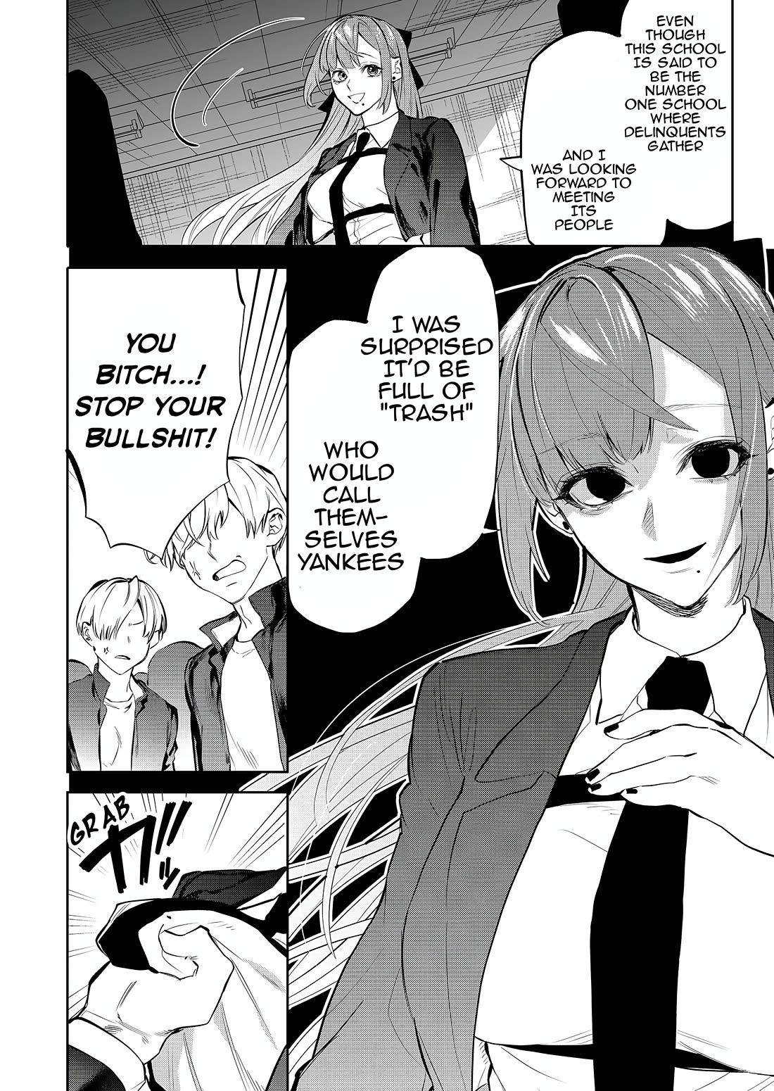 The Young Lady in a Delinquent High School Chapter 1 page 31 - Chapter 1: A graceful transfer student