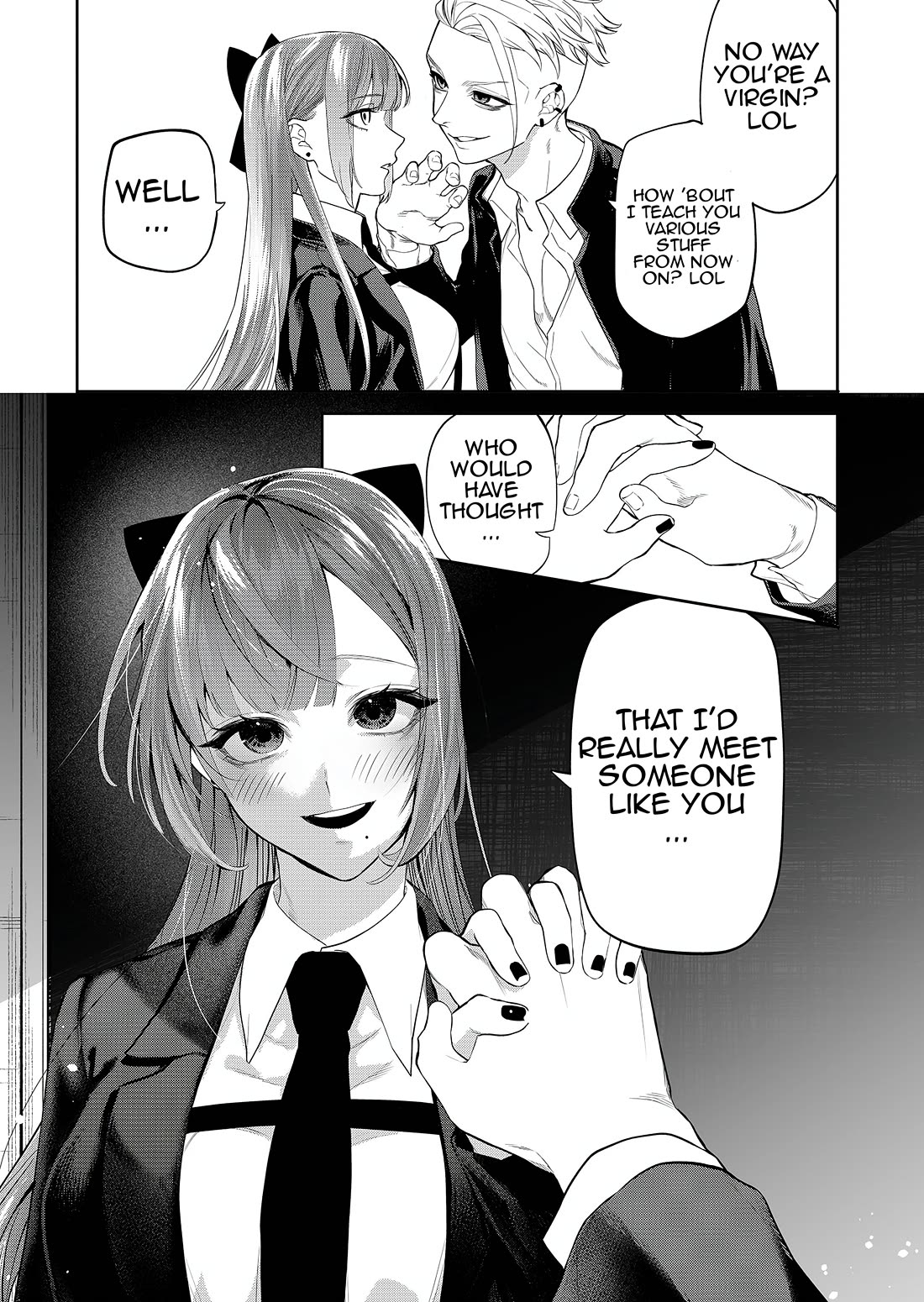 The Young Lady in a Delinquent High School Chapter 1 page 8 - Chapter 1: A graceful transfer student