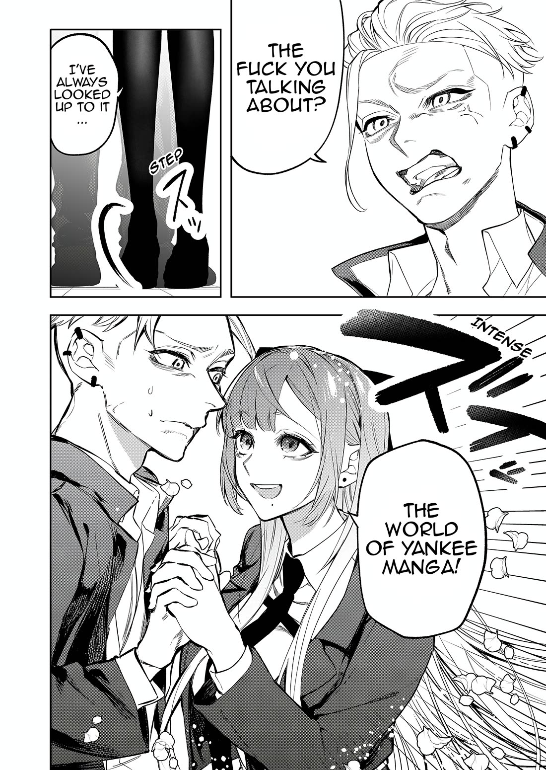 The Young Lady in a Delinquent High School Chapter 1 page 9 - Chapter 1: A graceful transfer student