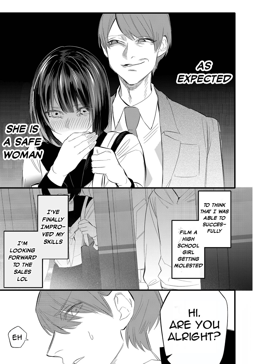 The Young Lady in a Delinquent High School Chapter 2 page 12 - Chapter 2: Commuting to school by train