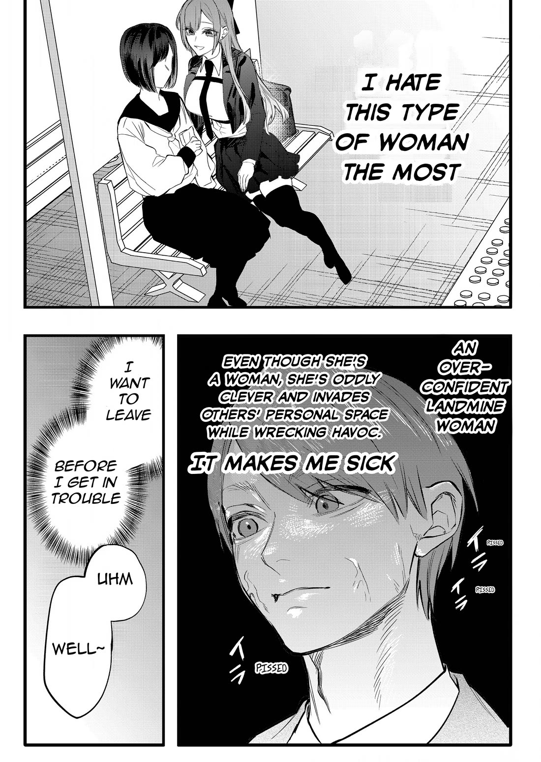 The Young Lady in a Delinquent High School Chapter 2 page 15 - Chapter 2: Commuting to school by train