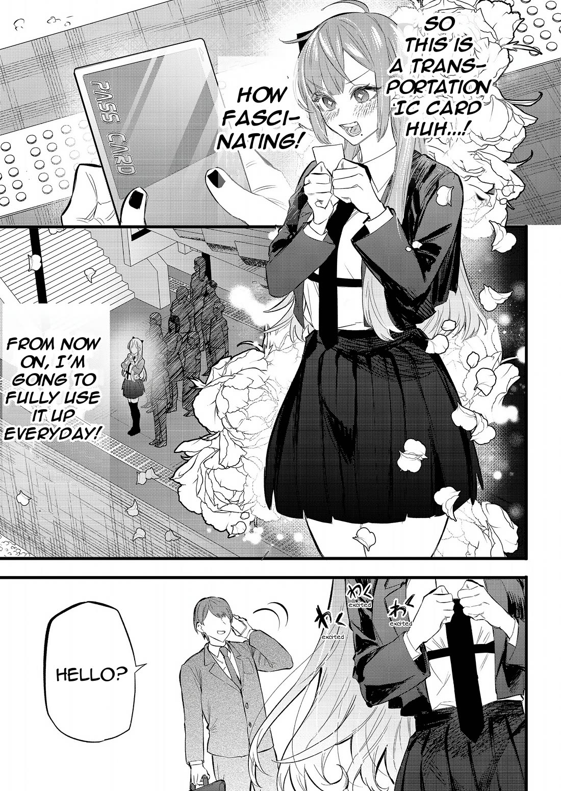 The Young Lady in a Delinquent High School Chapter 2 page 4 - Chapter 2: Commuting to school by train